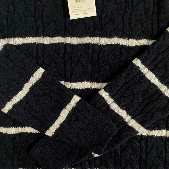 Armor Lux Wool Fisherman Sweater New Striped Sailor Prep Nautical - Picture 8 of 15